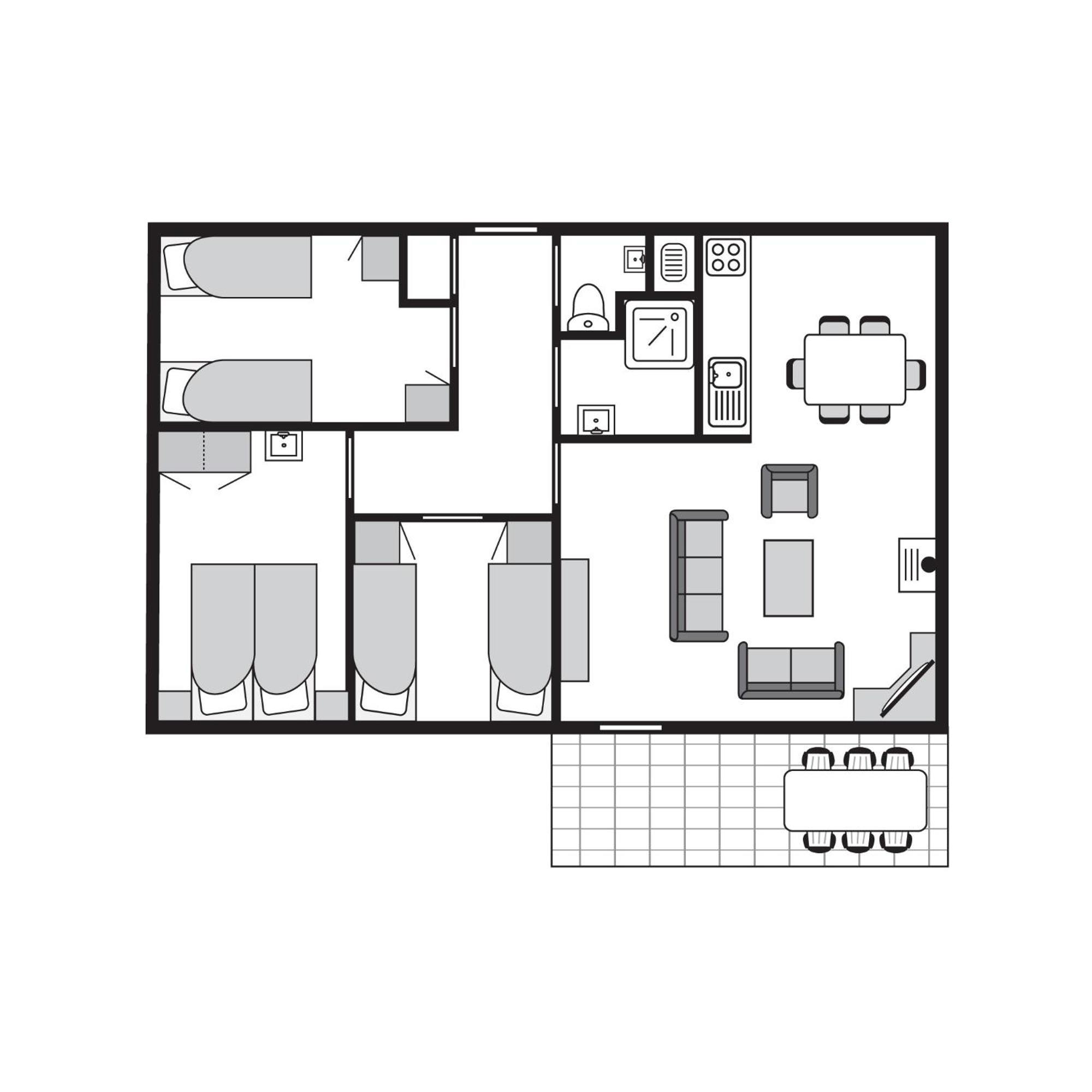 Comfort 6-Person Dog Bungalow In The Holiday Park Landal Heideheuvel Бекберґен Номер фото
